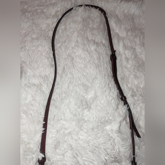 Coach Ellen Metallic Crimson Linear Quilting Nappa Leather Crossbody Bag VGUC - Picture 16 of 16